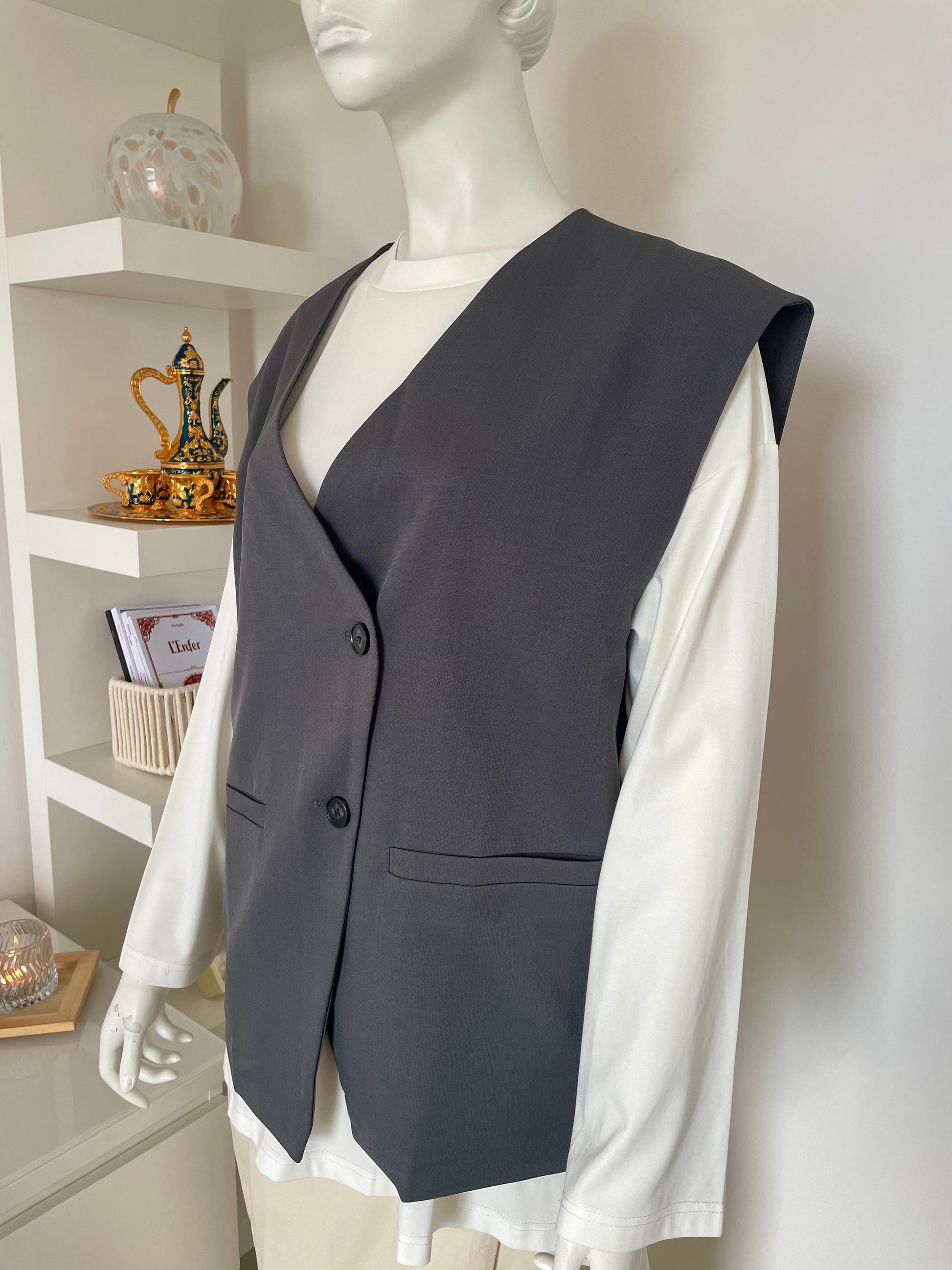 veste croisée sans manches Modeste avenue