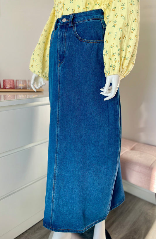 Jupe en jean Anna Modeste avenue