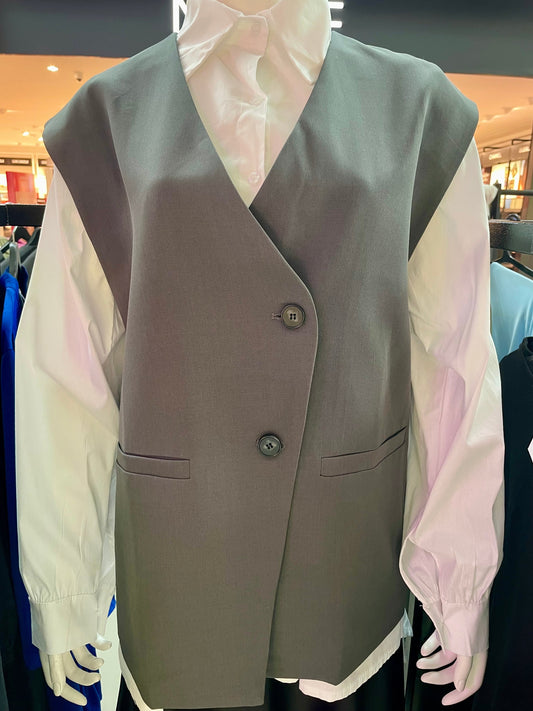 veste croisée sans manches Modeste avenue